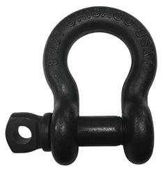 Black Screw Pin Shackle 3/4" (Chicago)