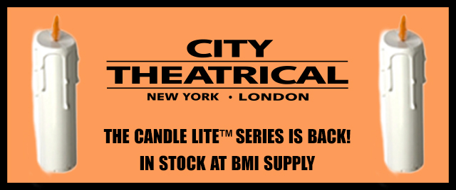 City Theatrical "CandleLite" Product Banner
