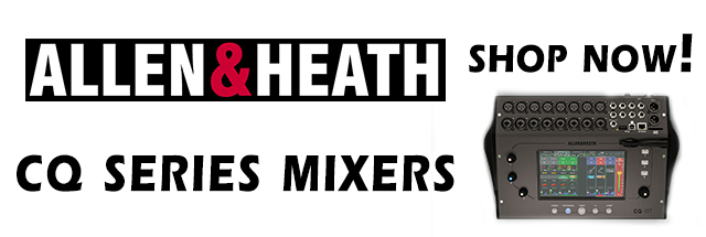 Allen & Heath CQ Series Mixers Banner