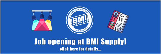 Job Opportunities at BMI Supply Banner