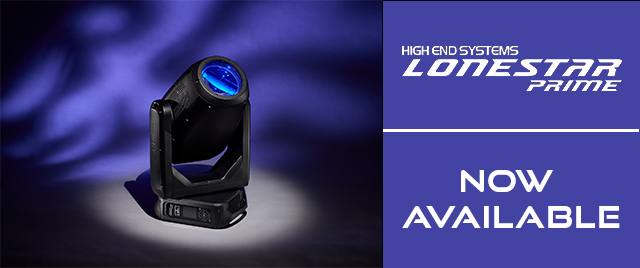 High End Systems Lonestar Prime Product Banner