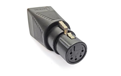 XLR 5 Pin Female to Female Adapter Cable Dmx Ethernet Adapter for Stage