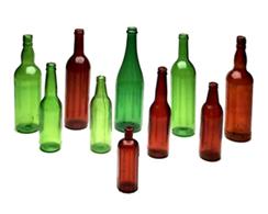 Breakaway Whiskey Bottle Clear #3920