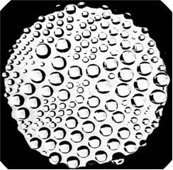Rosco Image Glass 3625 - Foam Bubbles