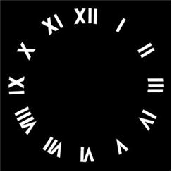 Apollo Pattern 2505 - Clock-Roman Numera