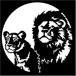 Apollo Pattern 4139 - Lion Pair