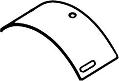 Cover, Iris Slot, S4 Jr. Blk #7062A3015