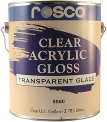 Rosco Clear Acrylic 5580 - Clear Gloss