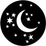 Rosco Pattern 8121 - Moon and Stars