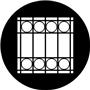Rosco Pattern 8498 - Window Gate