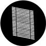 Rosco Pattern 9014 - Distorted Louvre