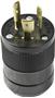Marinco 2321 L6-20 Male, Black, #206PBL